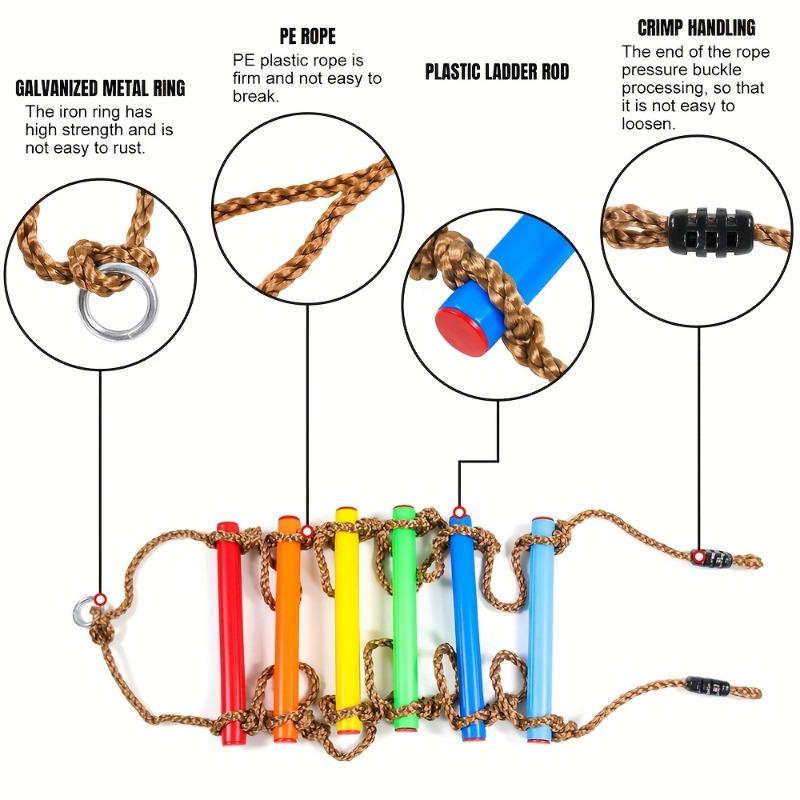 Children's Climbin Children's Rope Ladder Swing, Outdoor Game Toys 5th Floor Ladder Playground Indoor Children's Climbing Toys