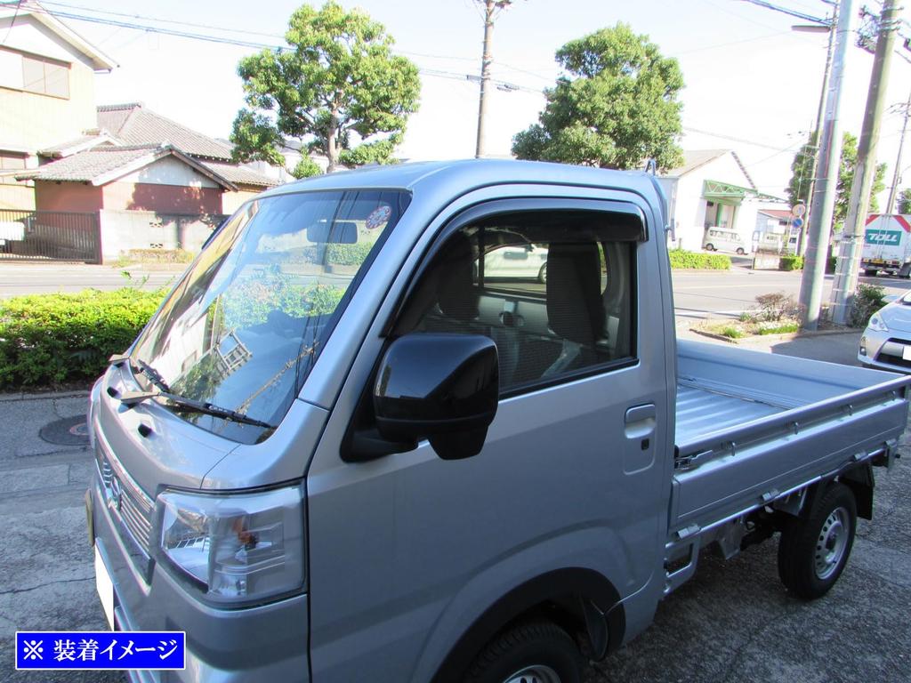 BRIGHTZ Side Door Visors for Toyota Hijet Truck Jumbo S500P/S510P [INJ-V-140]