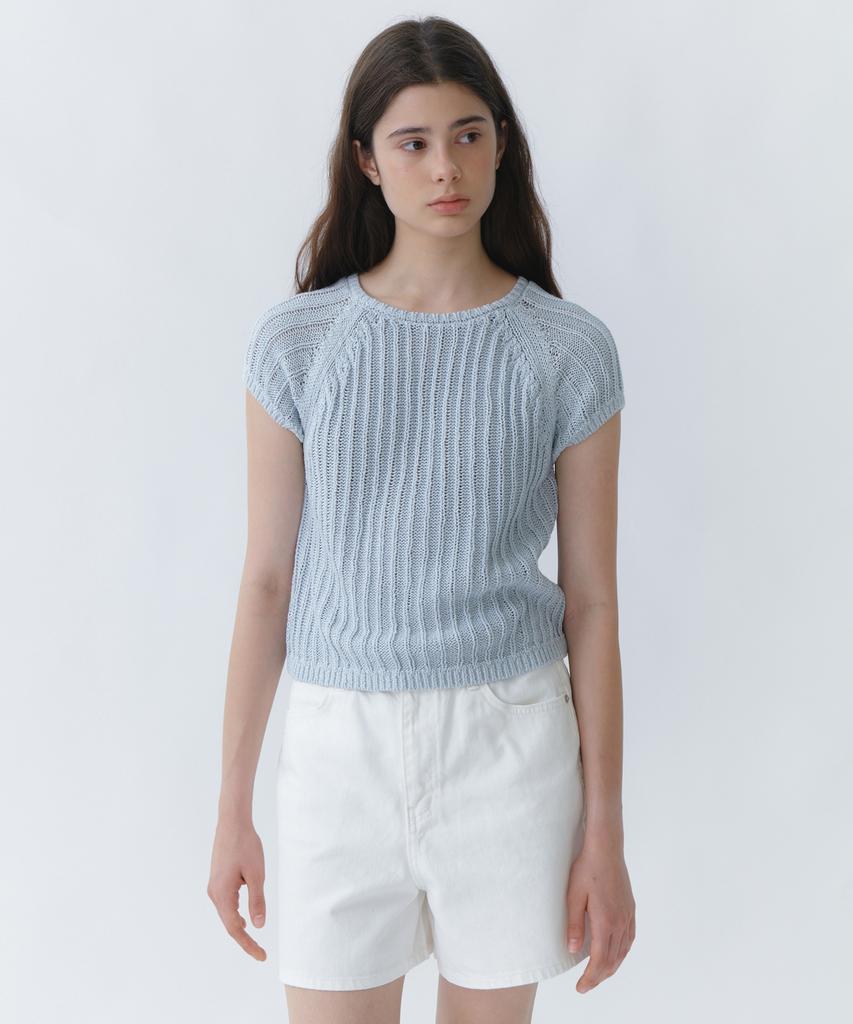 Yulago Paper Cap Sleeve Knit
