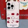 Applicable to red apple 17 transparent 16promax simple 15 girls 14tpu fresh iphone13 soft phone case
