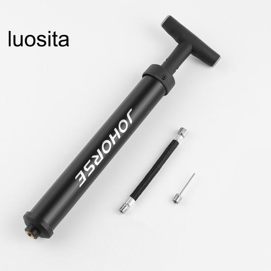 Pompka do piłek sportowych, dysza obrotowa, uchwyt w kształcie litery T, wąż przedłużający pompki do piłek, ręczna pompa wysokociśnieniowa, inflator typu push-pull