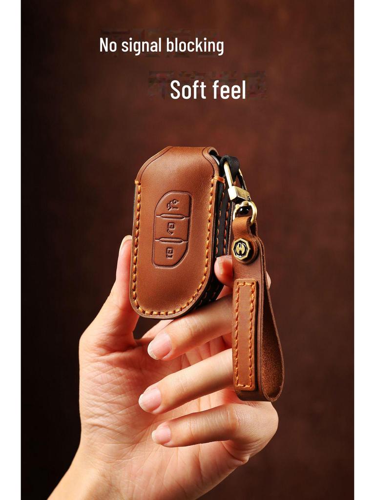 2024 Dongfeng Fengxing T5 EVO/T5 Mach Schlüsselhülle - High-End Yacht Auto Ledertasche