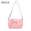 IELGY women's simple armpit bag, high-end love small square bag, versatile shoulder messenger bag