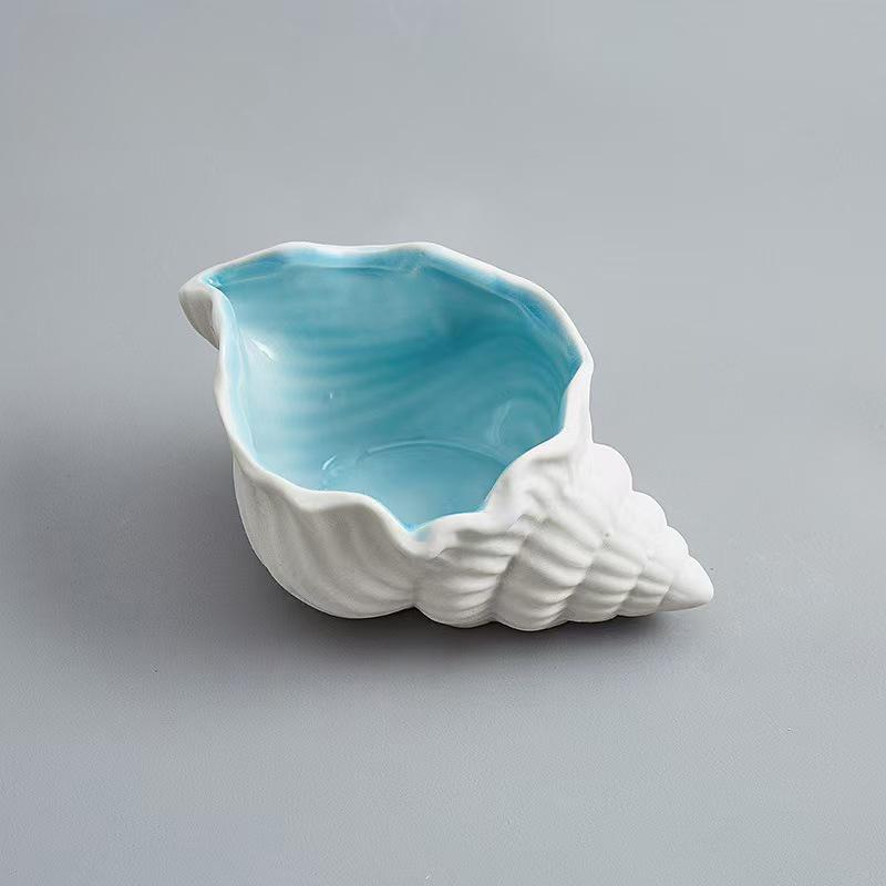 Ceramic Tray, Used for Storing Conch Shells, Home Decor, Room Decor, Jewellery, Key Storage Box, Christmas Gifts