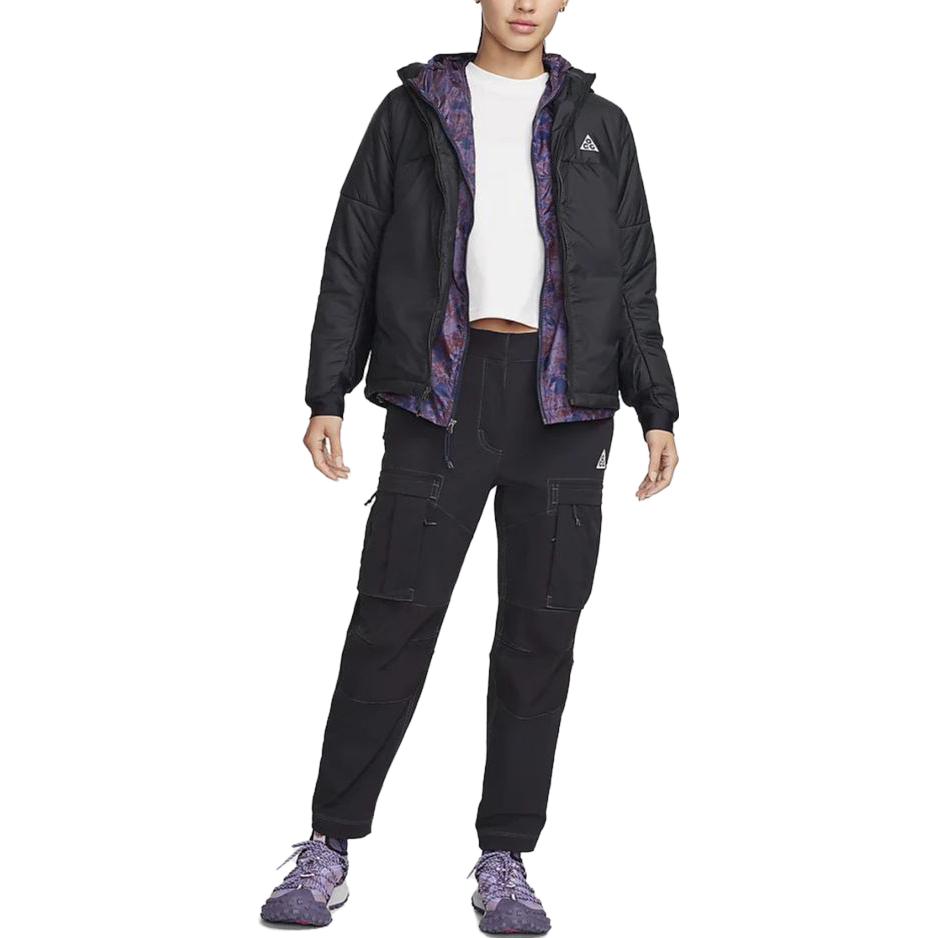 Nike Therma-FIT ADV Rope De Dope Solid Hooded Water-Resistant Warm Jacket Women Jacket Black DQ5841-011