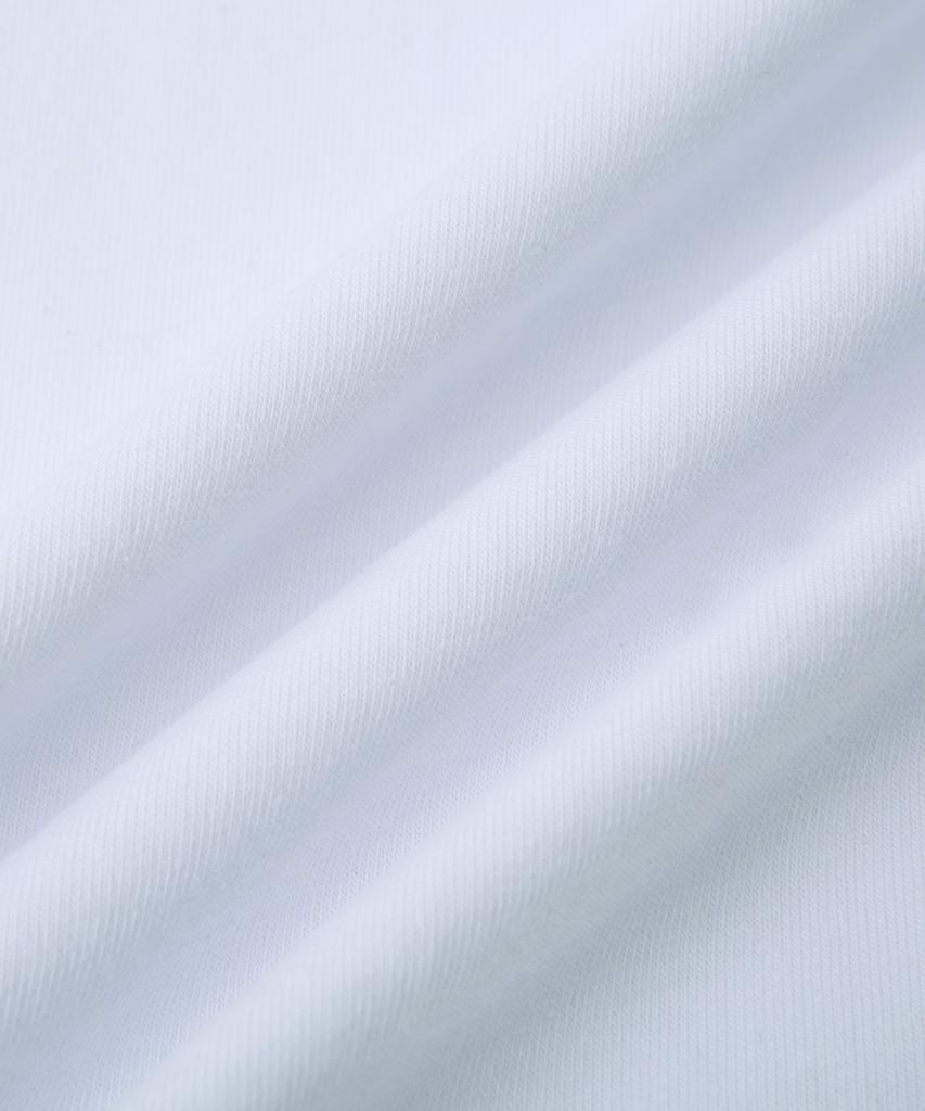 DOLPHIN WAVE APPAREL Dolphin Loose Crop Short Sleeve T-Shirt White