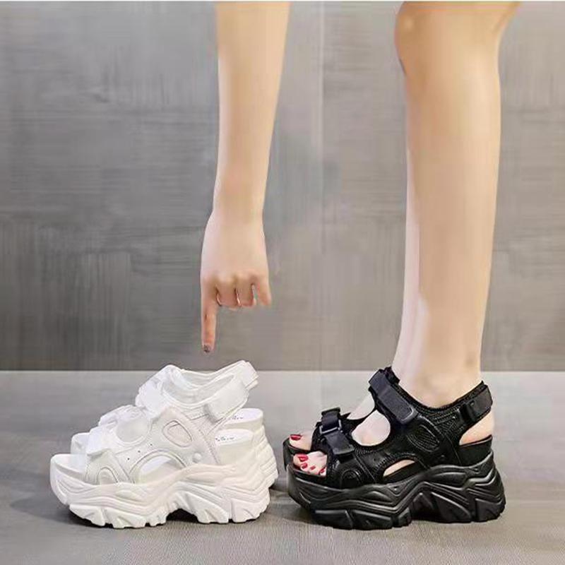 Γυναικεία Σανδάλια Πλατφόρμα Γυναικεία Παπούτσια Καλοκαιρινά Γυναικεία Σανδάλια Hook&Loop