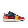 Womens Air 1 Low SE 'Black Multi-Color' (women's Sizes) Black / Taxi / French Blue / Fire Red Vintage Basketball Shoes DN3739 060
