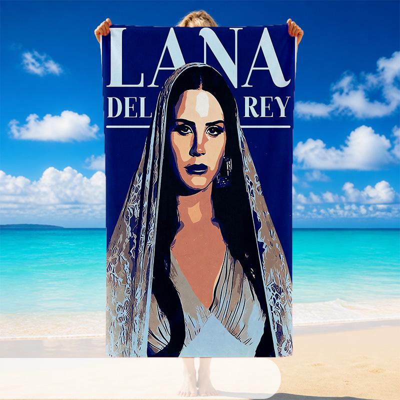 Lana Del Rey Beach Towel, Soft Large Absorbent Towel For Beach Swimming Pool Travel Vacation