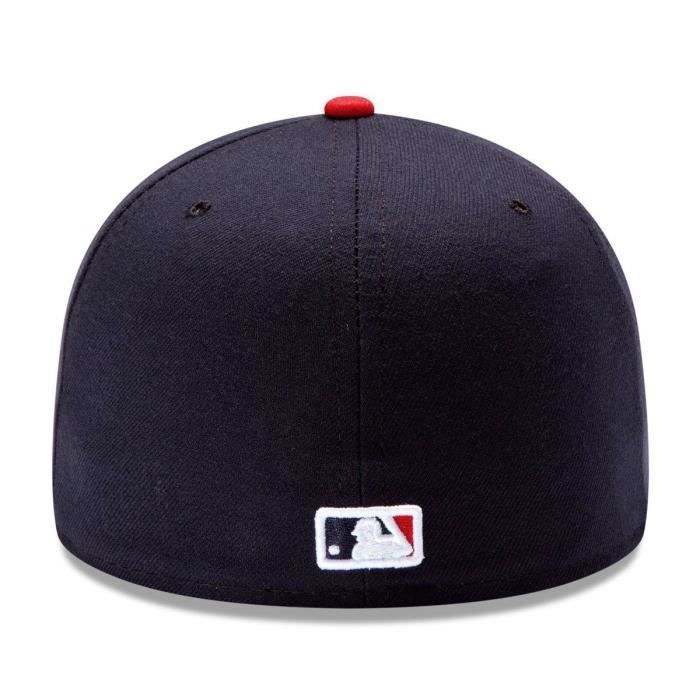 Casquette - New Era - 59Fifty - Atlanta Braves - Marine - Blanc - Homme