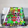 Stylish Sprunkis Blanket Lightweight Thin Velvet  Comfortable Throw Blanket Machine Washable