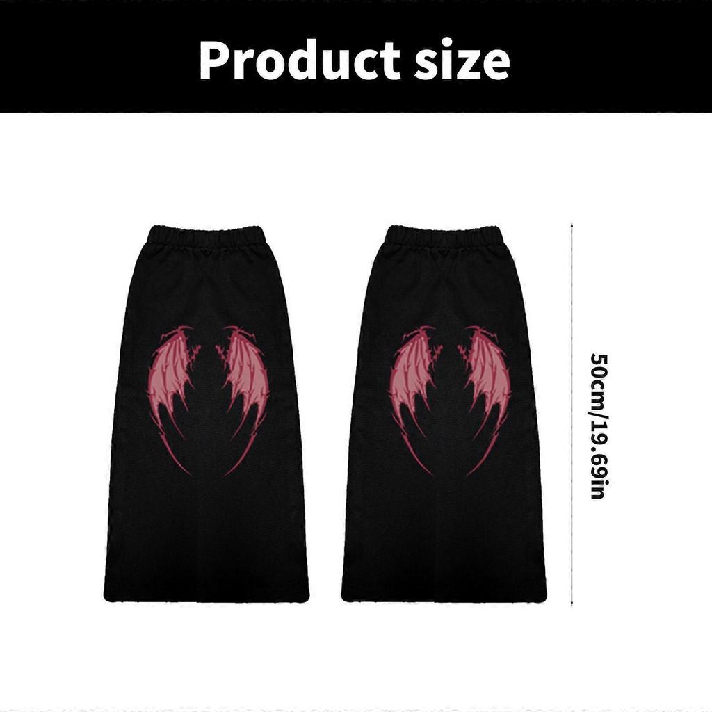 Womens Flared Long Leg Socks Subcultures Leg Warmers Harajuku Punk Boot Socks Fashion Baggy Cuffs Ankle Heap Socks