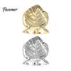 Alloy Scarf Buckle for Coats Leaf Silk Ring And Slides Women, Metal T-shirt Ties Clip with Faux Pearls Embellishment Shawl, Bandana, Clothing