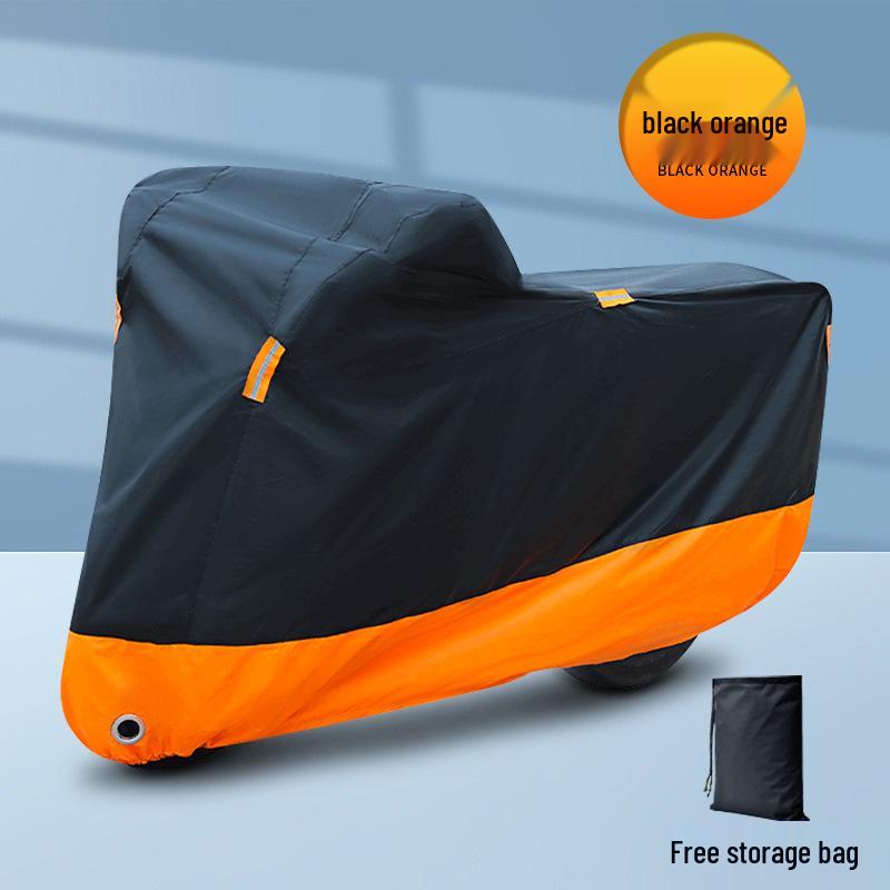 Universal Motorcycle Sunshade and Waterproof Dustproof Cover Set
