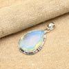 Milky Opal Gemstone Jewelry Handmade 925 Sterling Silver Pedant For Wedding Gift