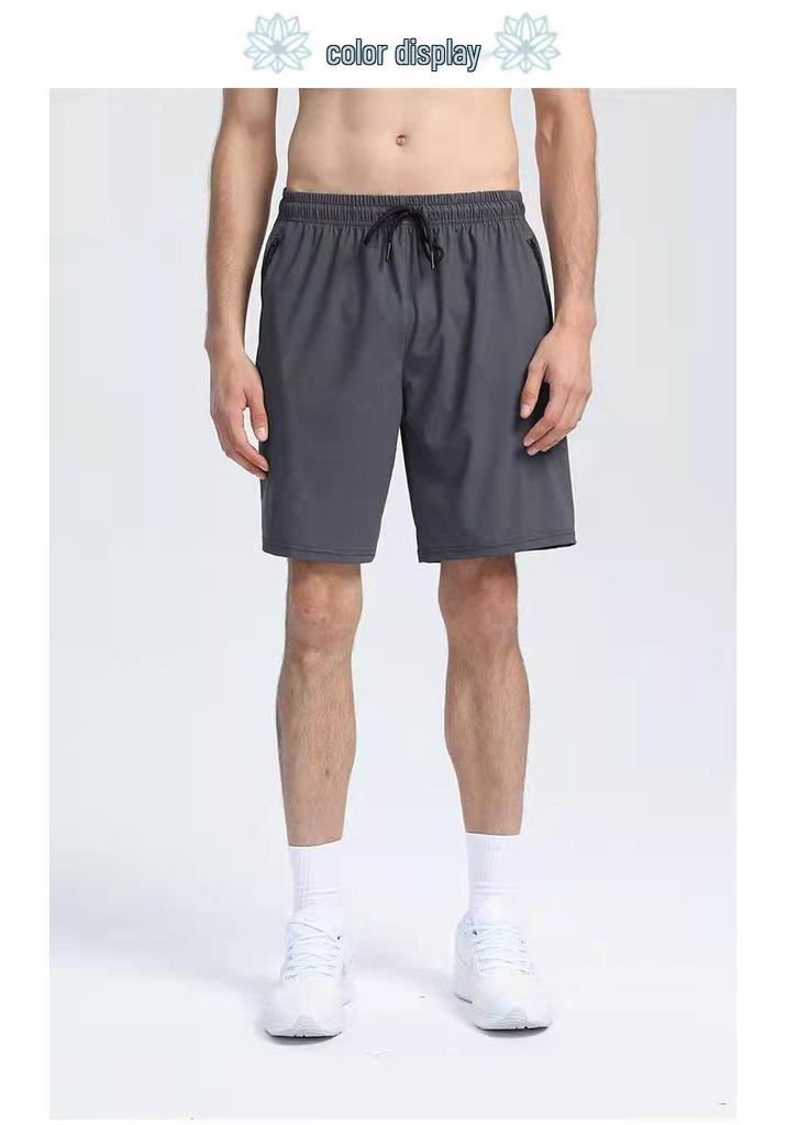 Men's Quick-Dry European & American Sports Shorts - Casual Five-Point Running & Fitness Pants