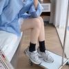 Women's Lolitas Cute Summer Calf Socks Japanese Sweet Bowknot Crew Socks JK Uniform Loose Socks Ruffle Frilly Ankle Sock