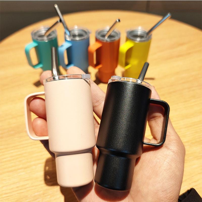 Stainless Steel 2oz Mini Travel Mug With Sip Lid For Car And Office Use