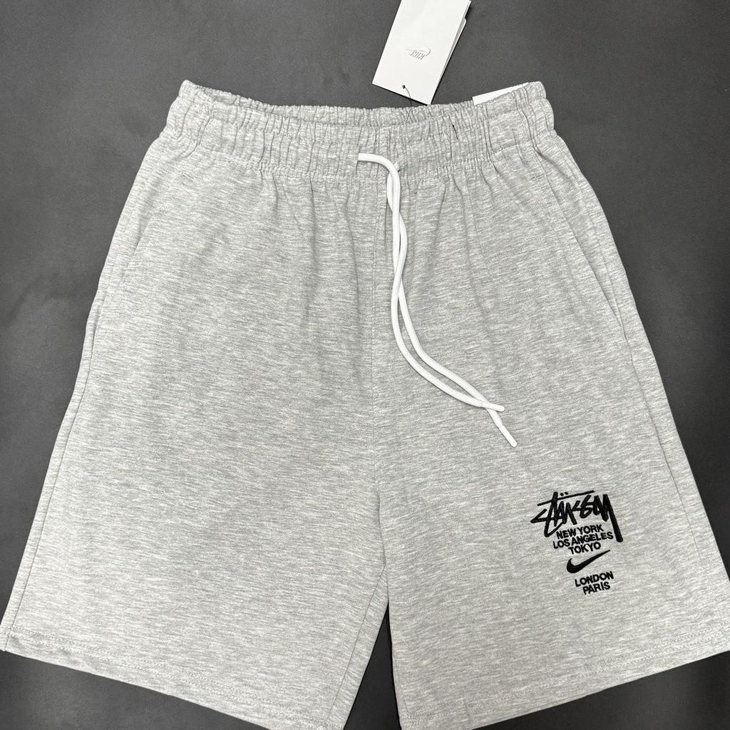Men's Summer Embroidered Straight-Leg Jumpman Logo Sports Pants
