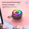 ABUO-RGB Colorful Light Wireless Portable Bluetooth Speaker Stereo Surround Wireless Subwoofer Travel Speaker