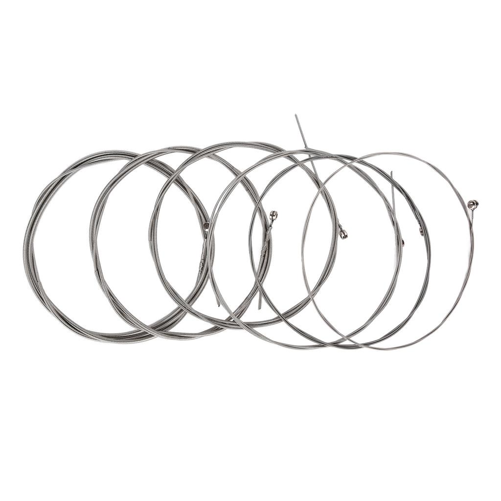 Bassgitarrensaiten Gewickelte Nickellegierung Natürliches Spielgefühl Runde Basssaiten für Bassisten 6 Saiten BW930