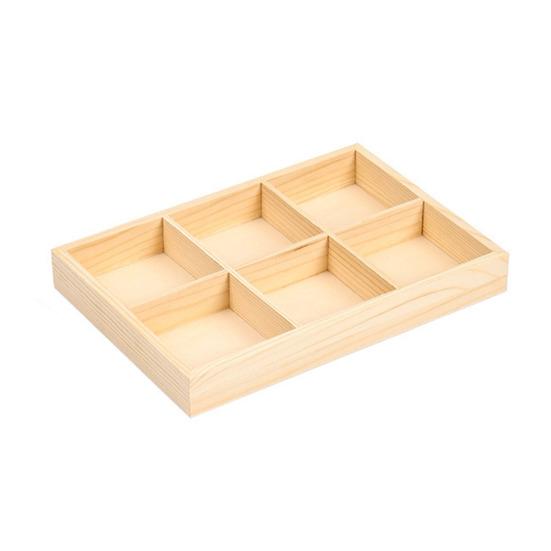 Paint Brush Storage Case Smooth Edge Burr Free Large Capacity Multiple Compartments Rectangular