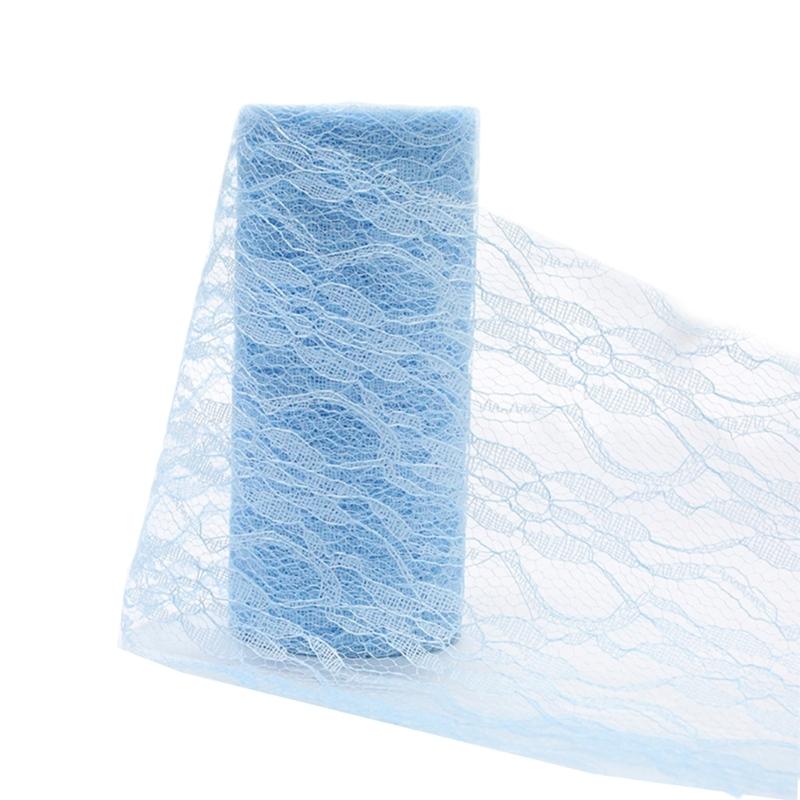 Sheer Tulle Roll For Wedding Party Table Runner Decors Portable Polyester Meshes Fabric DIY Craft Decoration