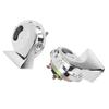 2PCS Car Horn 510Hz 115Db Silver Universal for All 12V Trucks RV Motorcycles UTV ATV