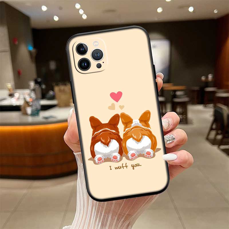 RE20 Niedlicher Corgi Hund Neue High-End Hülle Handyhülle für Redmi Note 8 9 Pro Max 9S 9T 9C NFC 8T 8A 10A A4