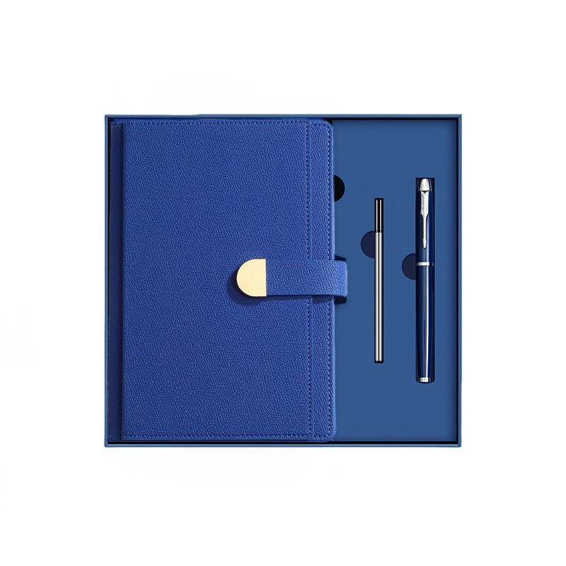 A5 High-Grade Notebook with Buckle, Customizable Logo, Multiple Card Slots, Business Meeting & Office Diary