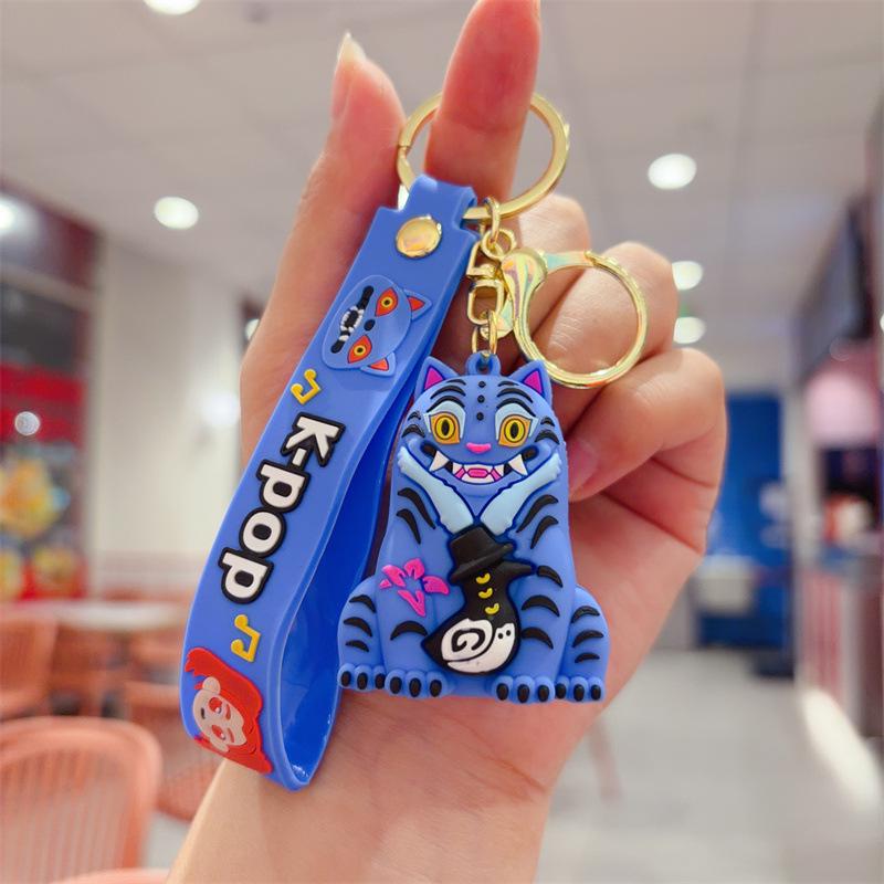 KPOP Demon Hunter Girl Keychain Silicone Coin Purse & Backpack Accessory