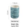 OLOEY Handmade Ceramic Mouthwash Cup Set