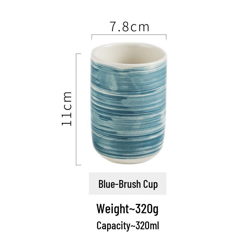 OLOEY Handmade Ceramic Mouthwash Cup Set