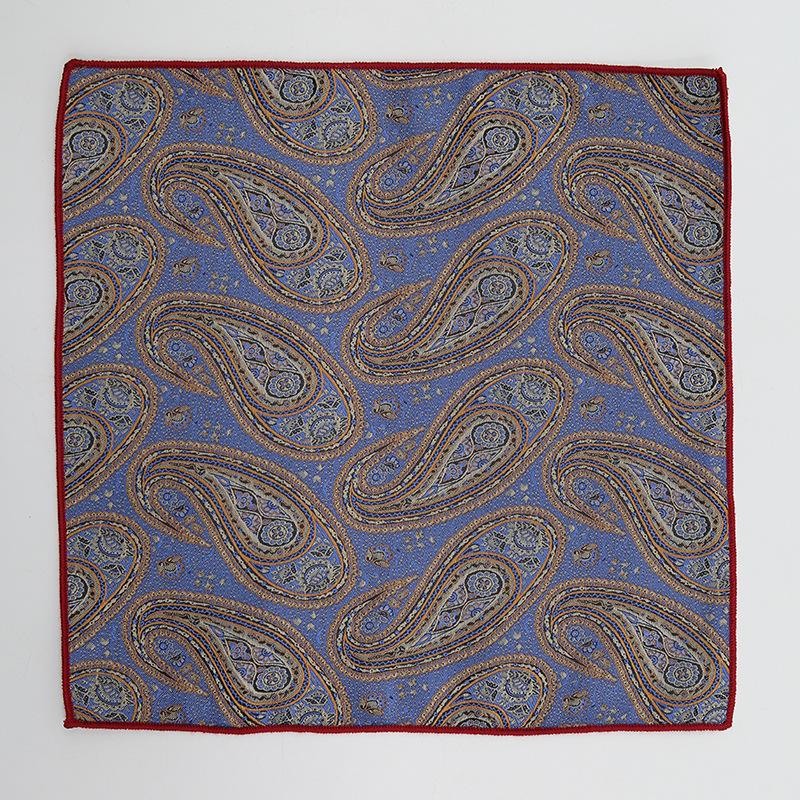 Square Scarf Suit Pocket Towel Wedding Groom Best Man Red Embroidery Business Square Scarf Pocket Towel