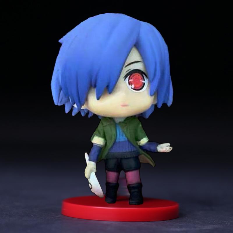 8CM Anime Ghoul Kaneki Ken Model Touka Kirishima Toy Gift Collection Shuu Tsukiyama Action Figure Gift Set Model Doll