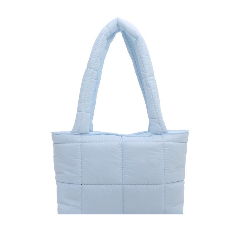 Handbag - Women's Niche Design, Single Shoulder Bag, Fashionable Checkered Underarm Bag, Single Shoulder Bag