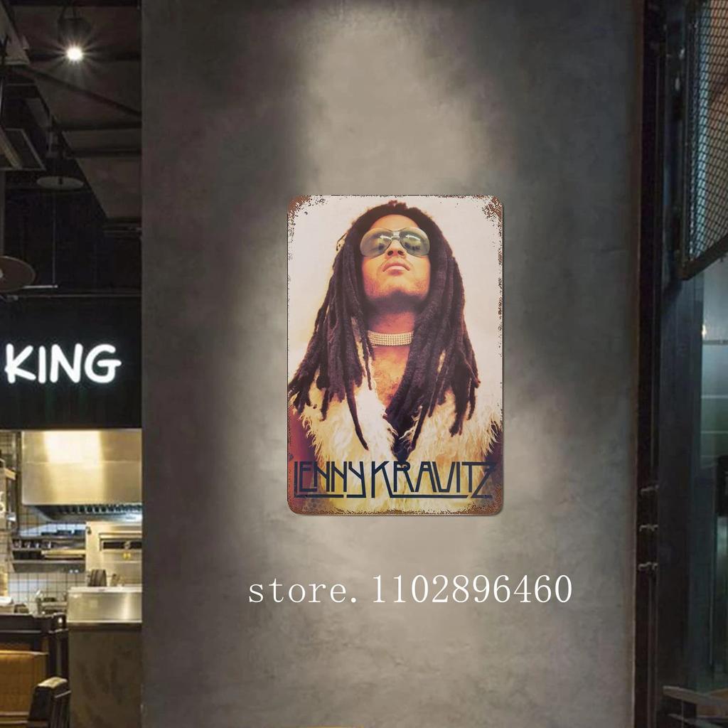 Lenny kravitz Kovové plakety a cedule nástěnná dekorace Vintage plechové cedule Captain Kovový plakát Dekorace pro Bar Pub Klub Nástěnná dekorace