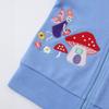 New Autumn And Winter Creative Embroidered Children'S Jacket Long Sleeve Hooded Zipper Sweatshirt Cartoon Children'S Sweatshirt Jacket