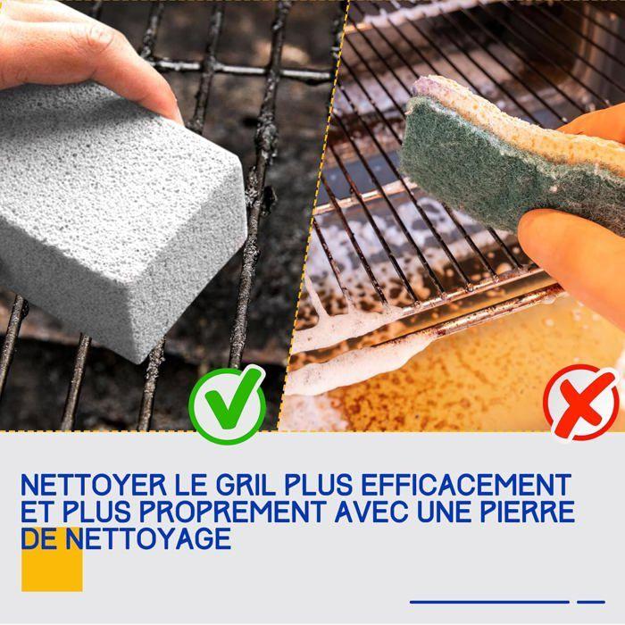 6Pcs Grill Nettoyage Pierre Réutilisable Blocs Briques de Nettoyage Griller Pierre Nettoyant