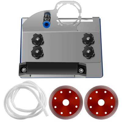 Suporte para esmerilhadeira angular de aço inoxidável, suporte para chanfradura de azulejos, suporte ajustável, acessórios para esmerilhadeira angular, ferramentas elétricas