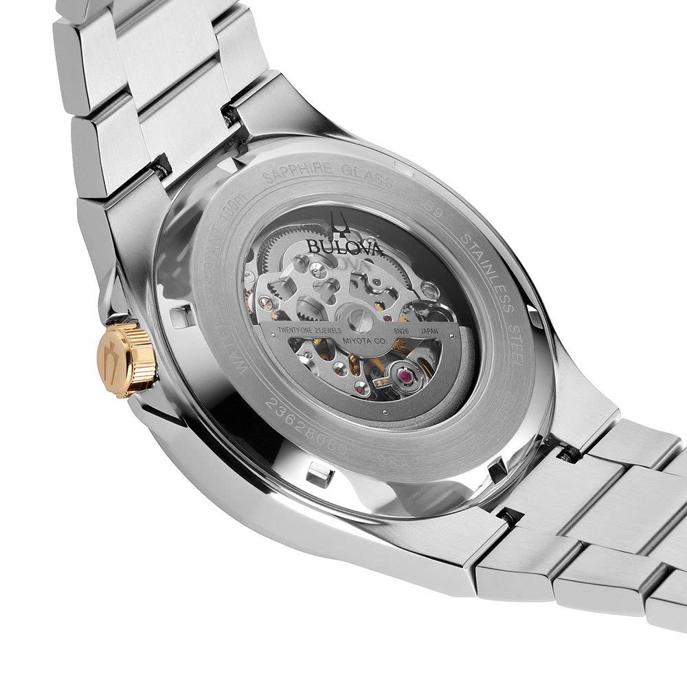 Bulova Futuro 98A224 Two Tone Yellow One Size -