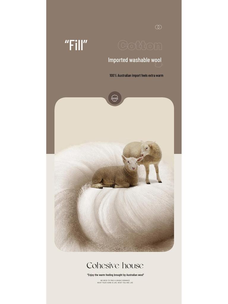 Class A Thickened Winter Quilt: 80S Jacquard Australian Wool, Pure Cotton, & Cashmere