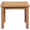Coffee Table Brown 45 X 45 X 36 Cm Solid Teak Wood