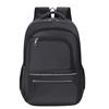 Herrenrucksack Mode Computertasche Laderucksack Große Kapazität Einfach Schwarz Schultasche, Mittelschüler