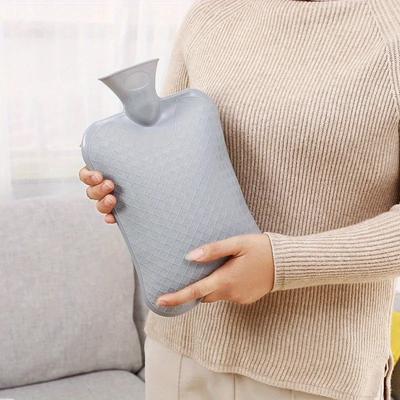 1000ML Heißwasserflaschenbeutel PVC-Silikonkautschuk Heißwasser für Frauen Warmen Bauch Hände und Füße Halten Handwärmer Heißwasserflasche