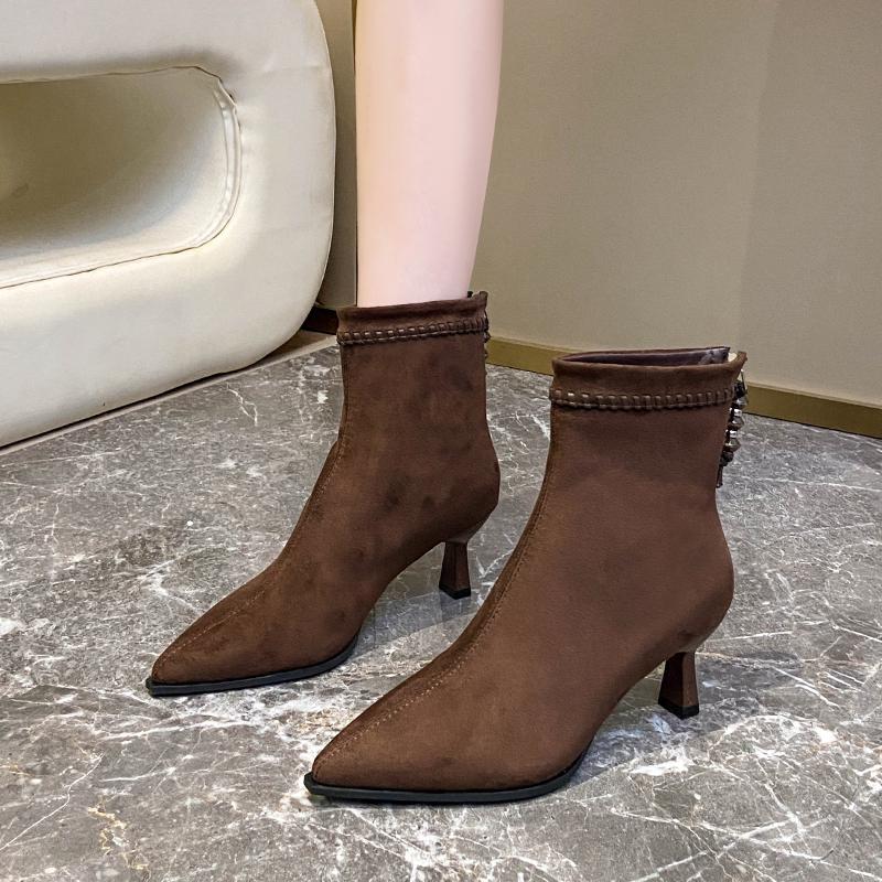 Fashionable New Pointed Casual Comfortable Women's Boots  in Winter Sexy and Elegant Banquet High-heeled Boots