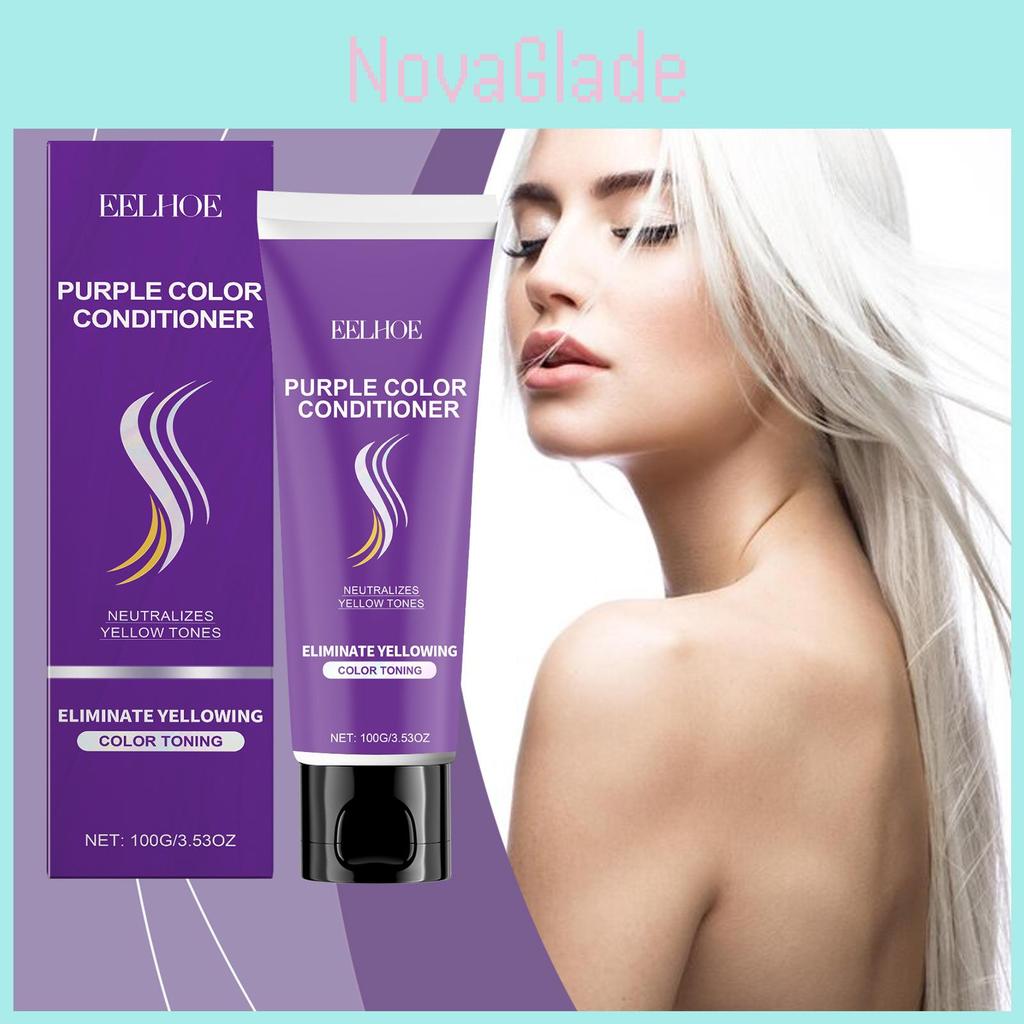 Eelhoe Nourishing Purple Conditioner 100g For Luxurious Smoothness And Shine