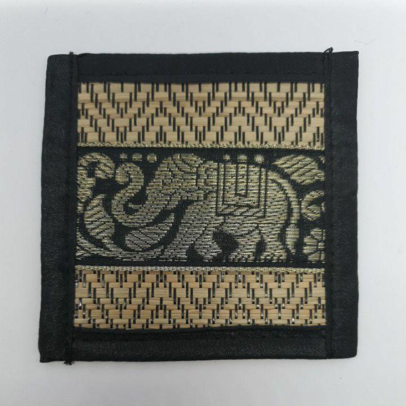 Elefantmattor Dryckunderlägg Thai silkesrörsmattor Matbordsunderlägg Souvenirpresent Present Handgjorda hantverk