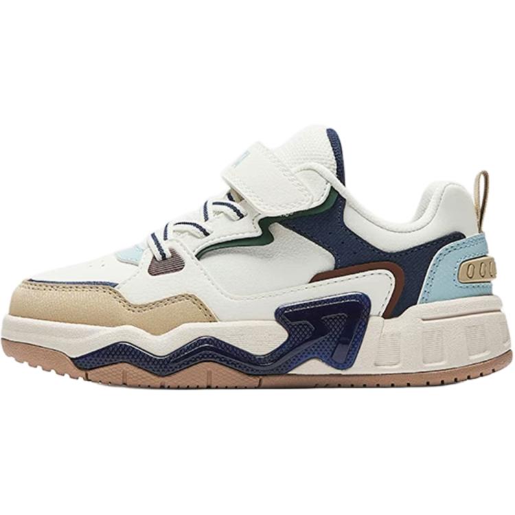 Anta Comfortable Versatile Non-Slip Wear-Resistant Low-Top Kids Skate Shoes Kids Sneaker Off-White 312519936