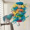 Pet Bird Chew Toy Natural Colorful Shredding Paper for Cockatiel Conure Cockatoos Teeth Grinding Toy for Cage